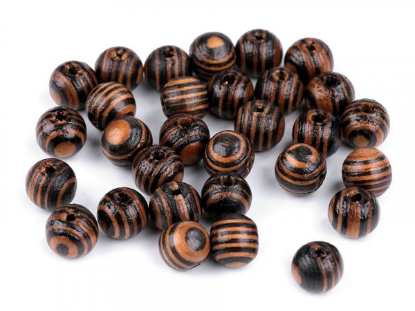 Dřevěné korálky Ø10 mm