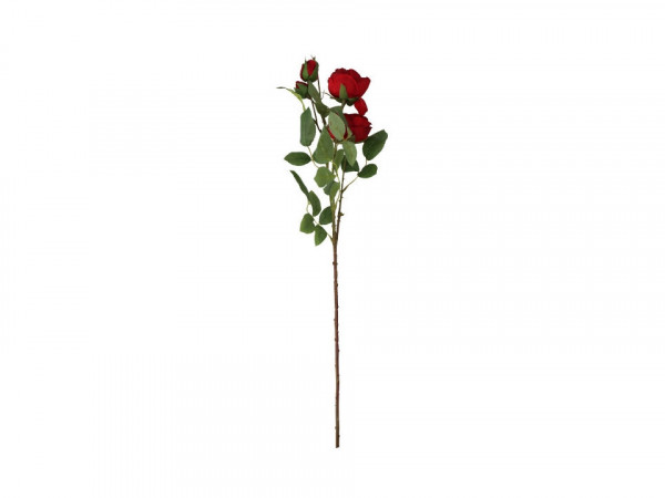 Umělá květina Růže červená