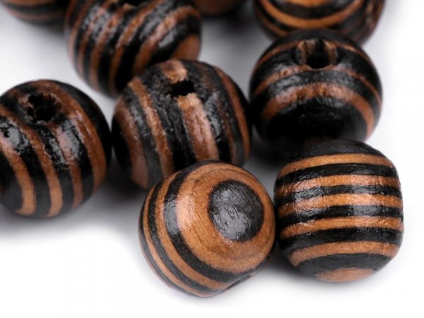 Dřevěné korálky Ø10 mm