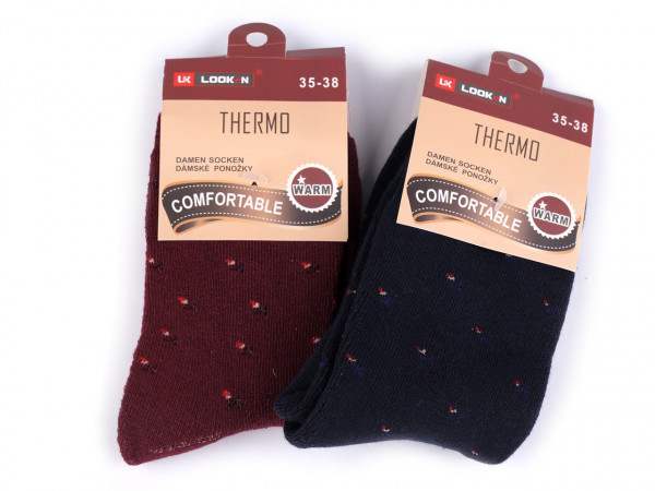 Dámské bavlněné ponožky thermo