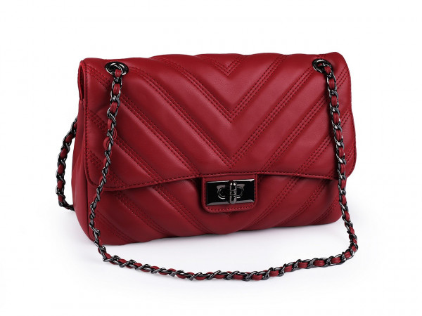 Kabelka prošívaná crossbody 28x18 cm