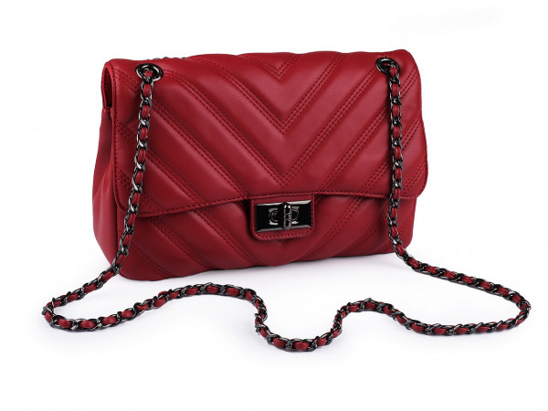 Kabelka prošívaná crossbody 28x18 cm