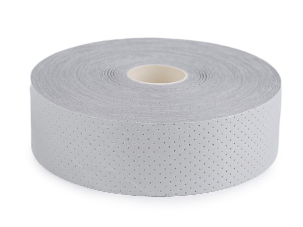 Perforovaná reflexní páska elastická šíře 50 mm našívací