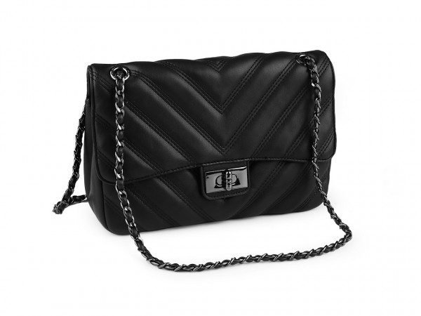 Kabelka prošívaná crossbody 28x18 cm