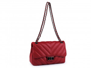 Kabelka prošívaná crossbody 28x18 cm