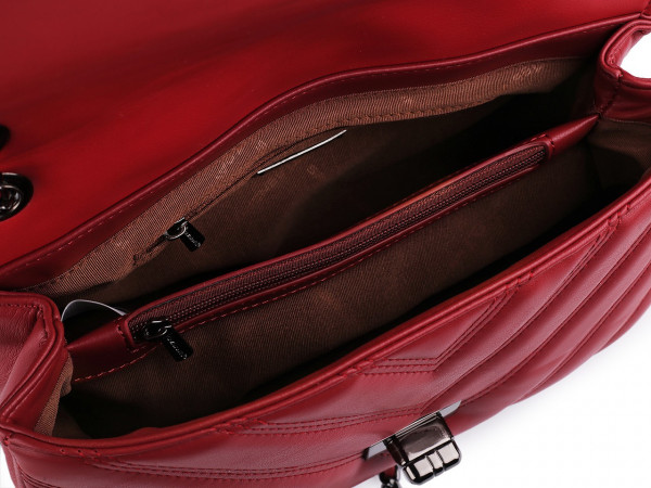 Kabelka prošívaná crossbody 28x18 cm