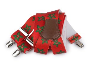 Šle vánoční šíře 3,5 cm délka 120 cm