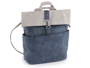 Dámský batoh / kabelka 2v1 z imitace broušené kůže 35x37 cm