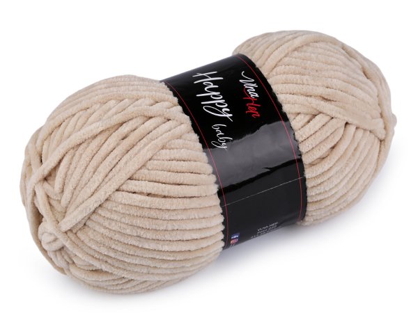 Pletací žinylková příze Happy Baby 100 g