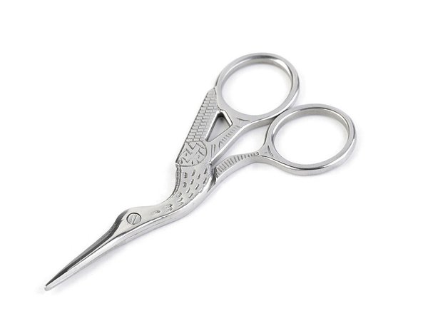 Nůžky vyšívací čáp délka 9,5 cm