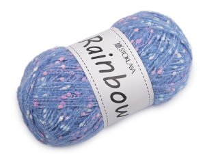 Pletací příze mohérová Rainbow 100 g