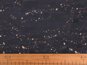 Teplákovina bavlněná nepočesaná stříkance / galaxie