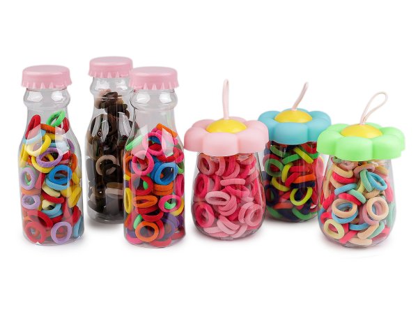 Mini gumičky do vlasů v designovém balení