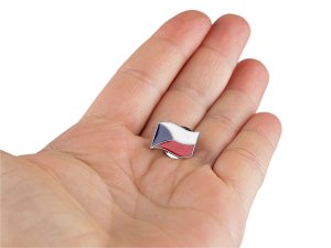 Brož / odznak mini vlajka Česká republika