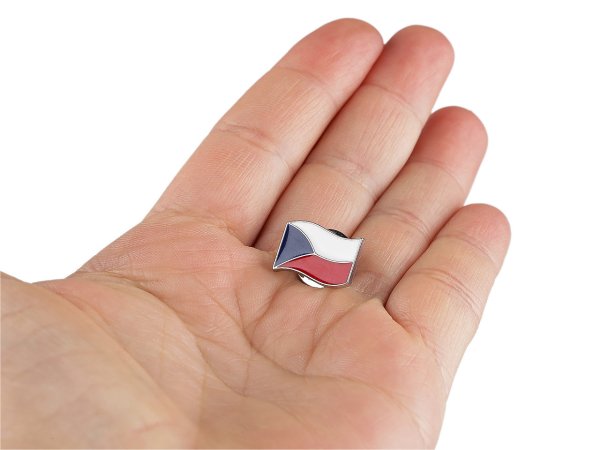 Brož / odznak mini vlajka Česká republika