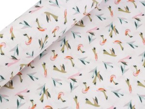 Bavlněná látka / plátno ptáček