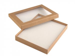 Krabička s průhledem polstrovaná 16x19,5 cm