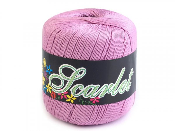 Bavlněná pletací příze Scarlet 100 g