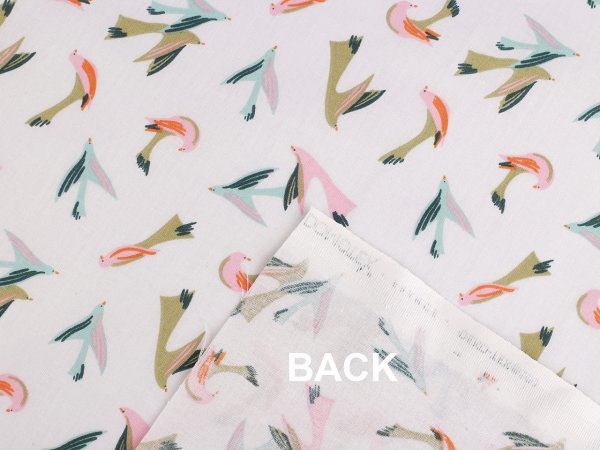 Bavlněná látka / plátno ptáček