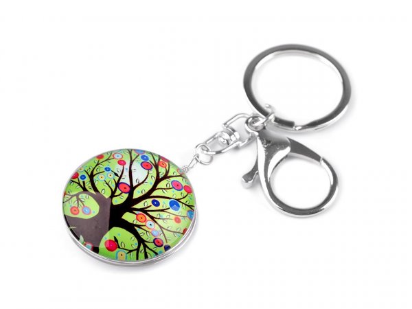 Přívěsek na klíče / kabelku strom života, mandala