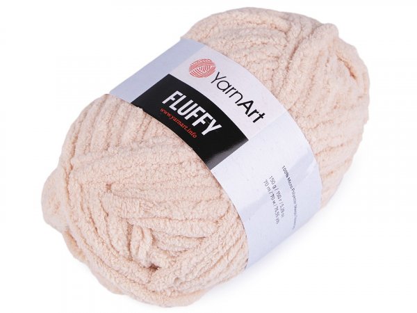 Pletací žinylková příze Fluffy 150 g