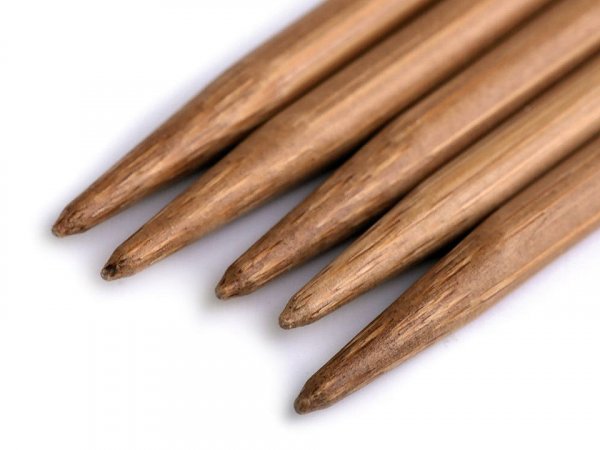 Bambusové ponožkové jehlice č. 2; 2,5; 3; 3,5; 4; 4,5 Pony