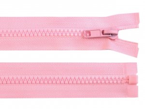 Kostěný zip šíře 5 mm délka 60 cm bundový