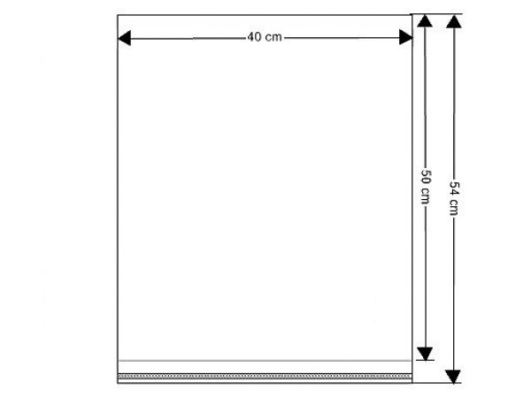 PP sáček s lepicí klopou 40x50 cm