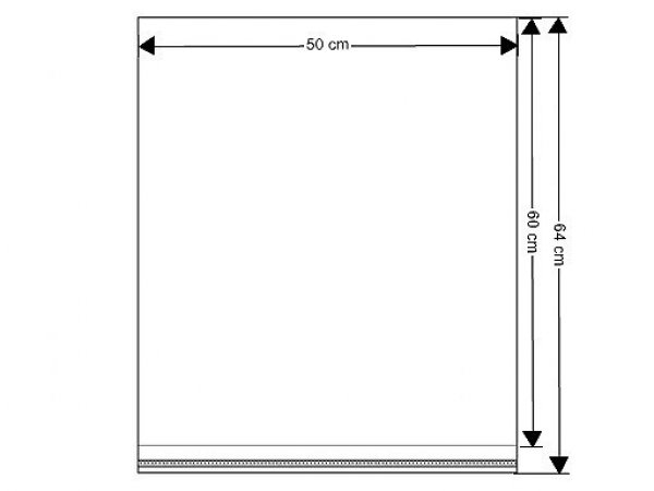 PP sáček s lepicí klopou 50x60 cm