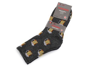 Pánské ponožky thermo se zdravotním lemem - pivo