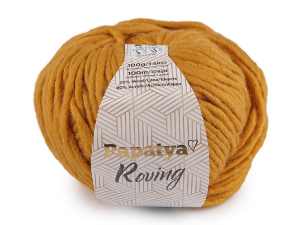 Pletací příze Papatya Roving 100 g