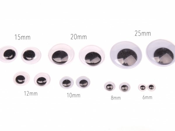 Oči nalepovací průměr 20mm