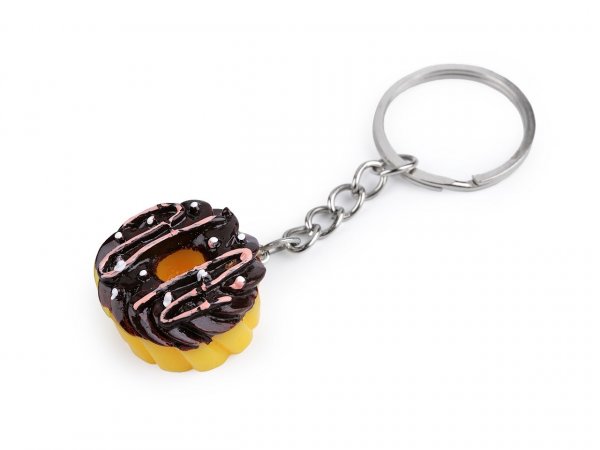 Přívěsek na klíče donut