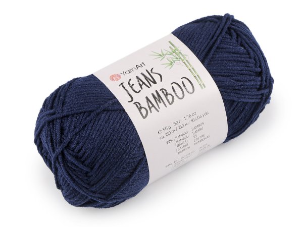 Pletací příze Jeans Bamboo 50 g