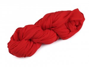 Letní šátek / šála jednobarevná 75x175 cm - 4 červená