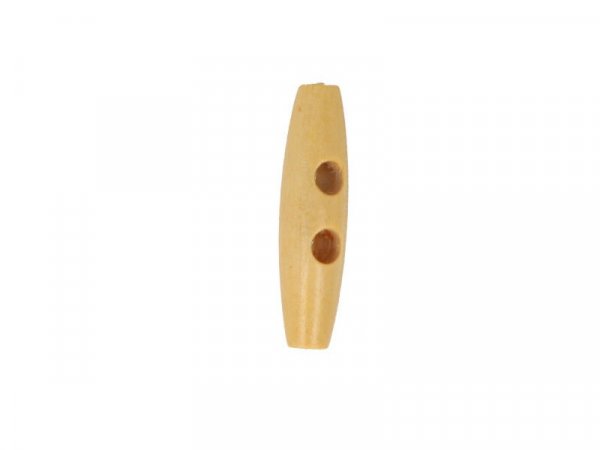 Knoflík dřevěný oliva 13x50 mm