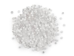 Skleněné korálky ramš broušené ohňovky 2. jakost