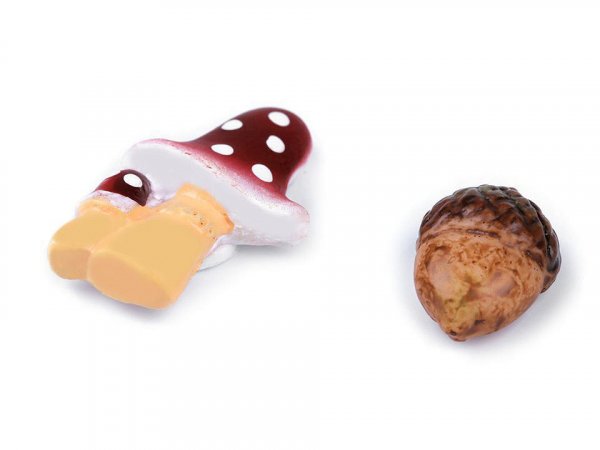 Samolepicí dekorace muchomůrky, žaludy