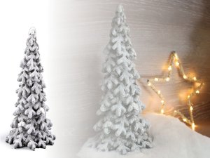 Dekorační vánoční stromeček s glitry 20 cm
