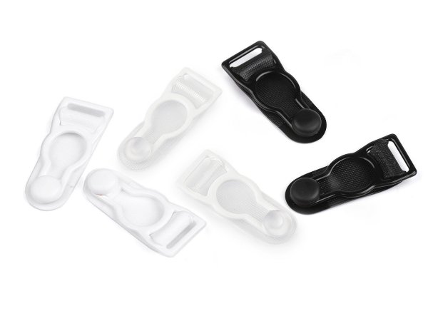 Velvety kovové - podvazkové zápínání šíře 10 mm