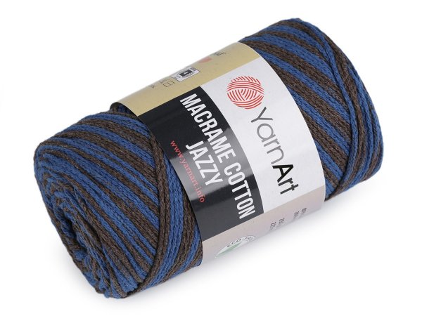 Pletací příze Macrame cotton Jazzy 250 g