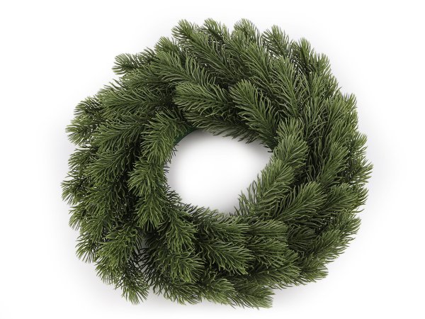 Umělý vánoční věnec Ø35 cm