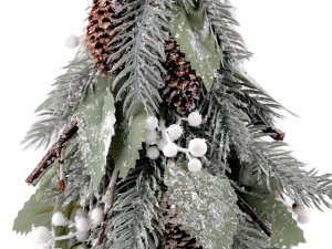 Dekorační vánoční stromeček ojíněný 35 cm