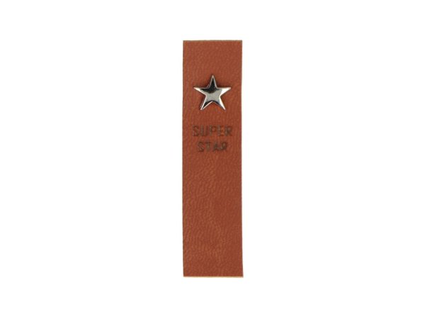Štítek eko kůže SUPER STAR 60 x 15 mm