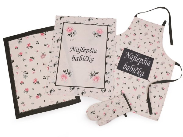 Kuchyňská sada - nejlepší maminka, babička, tatínek