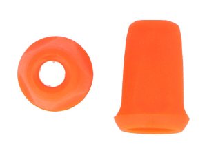 Koncovka plastová neon - Oranžová