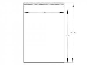 Bublinkové sáčky s lepicí lištou 9x14 cm