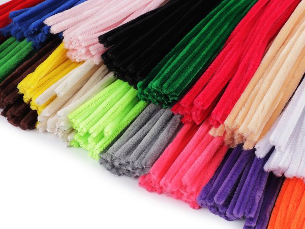 Chlupaté drátky na tvoření Ø6 mm délka cca 30 cm