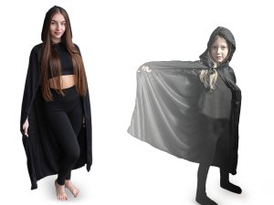 Karnevalový plášť s kapucí