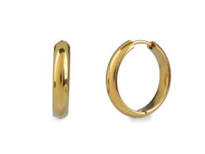 Náušnice z nerezové oceli kroužky